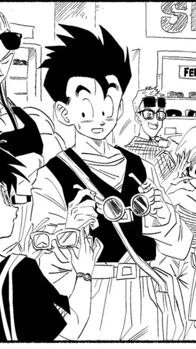 ai character: Gohan  background