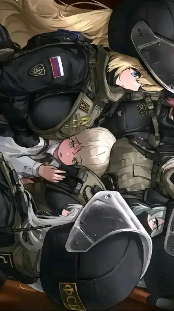 ai character: Russian swat (F) background