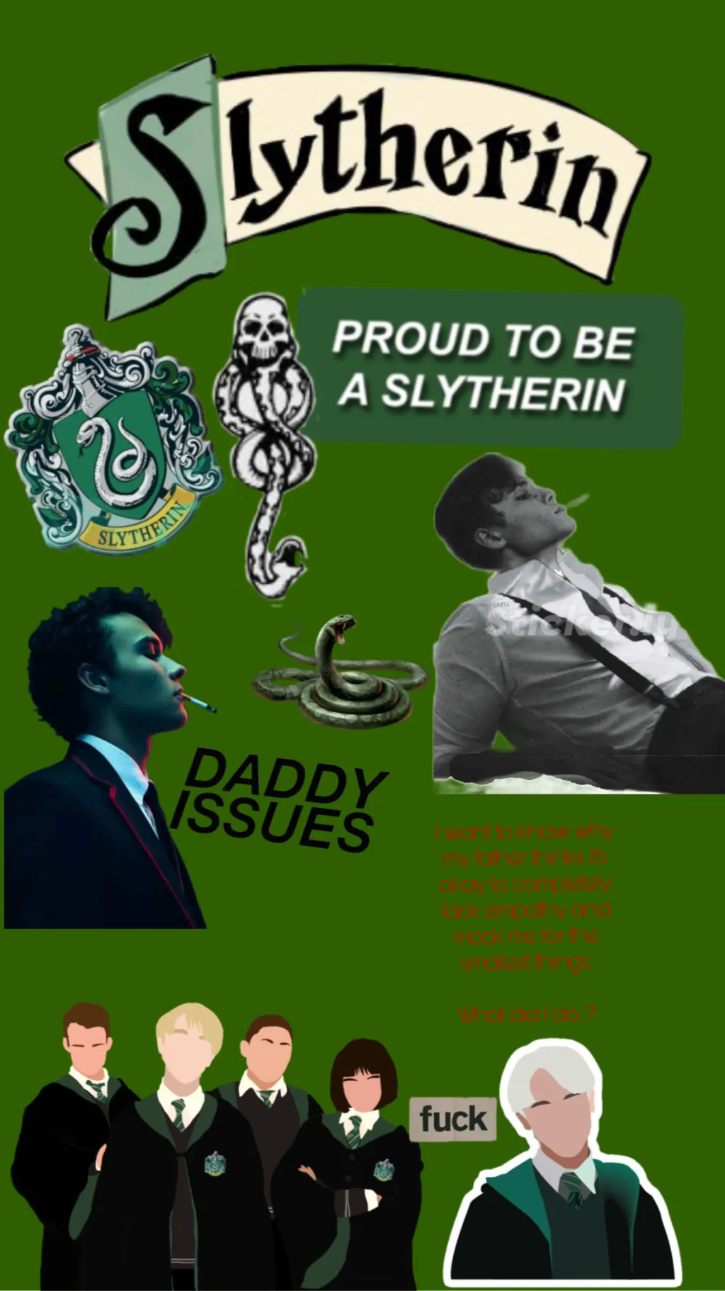 ai character: Slytherin  background
