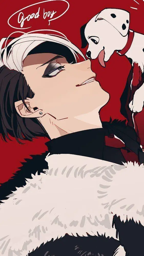 ai character: Divus crewel background