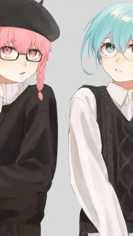 ai character: 💕Kurona x Hiori💙 background