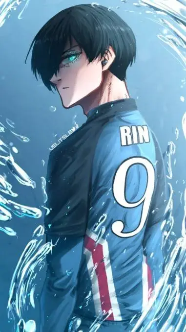 ai character: Rin Itoshi 💚 background