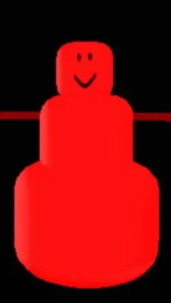 ai character: Evil Red Snowman! background