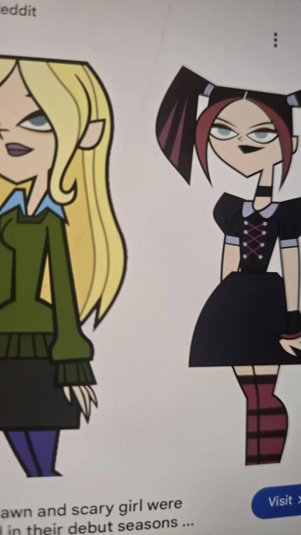 ai character: Dawn x scary girl  background
