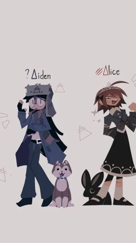 ai character: aidden Alice  background