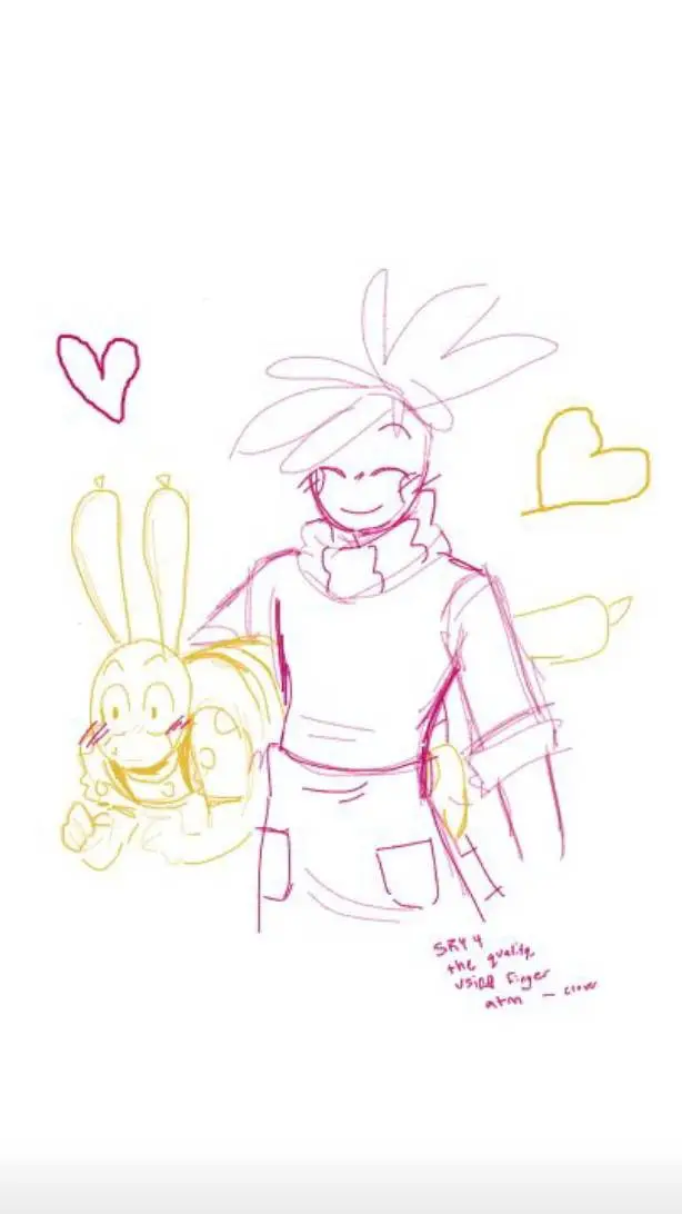 ai character: loeey x sprout  background
