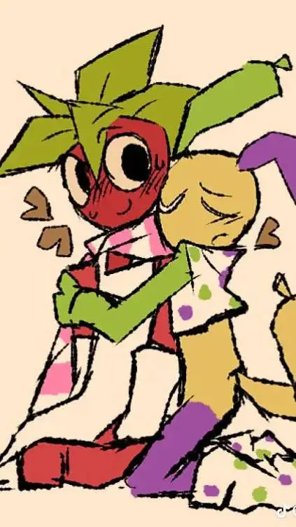 ai character: looey x esprout  background