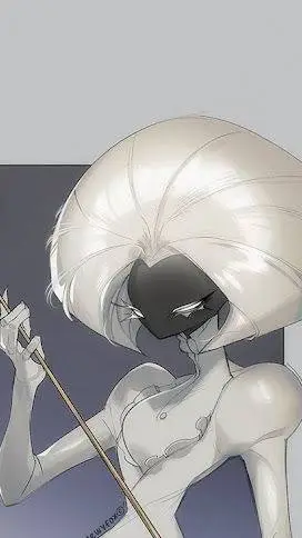 ai character: lace background