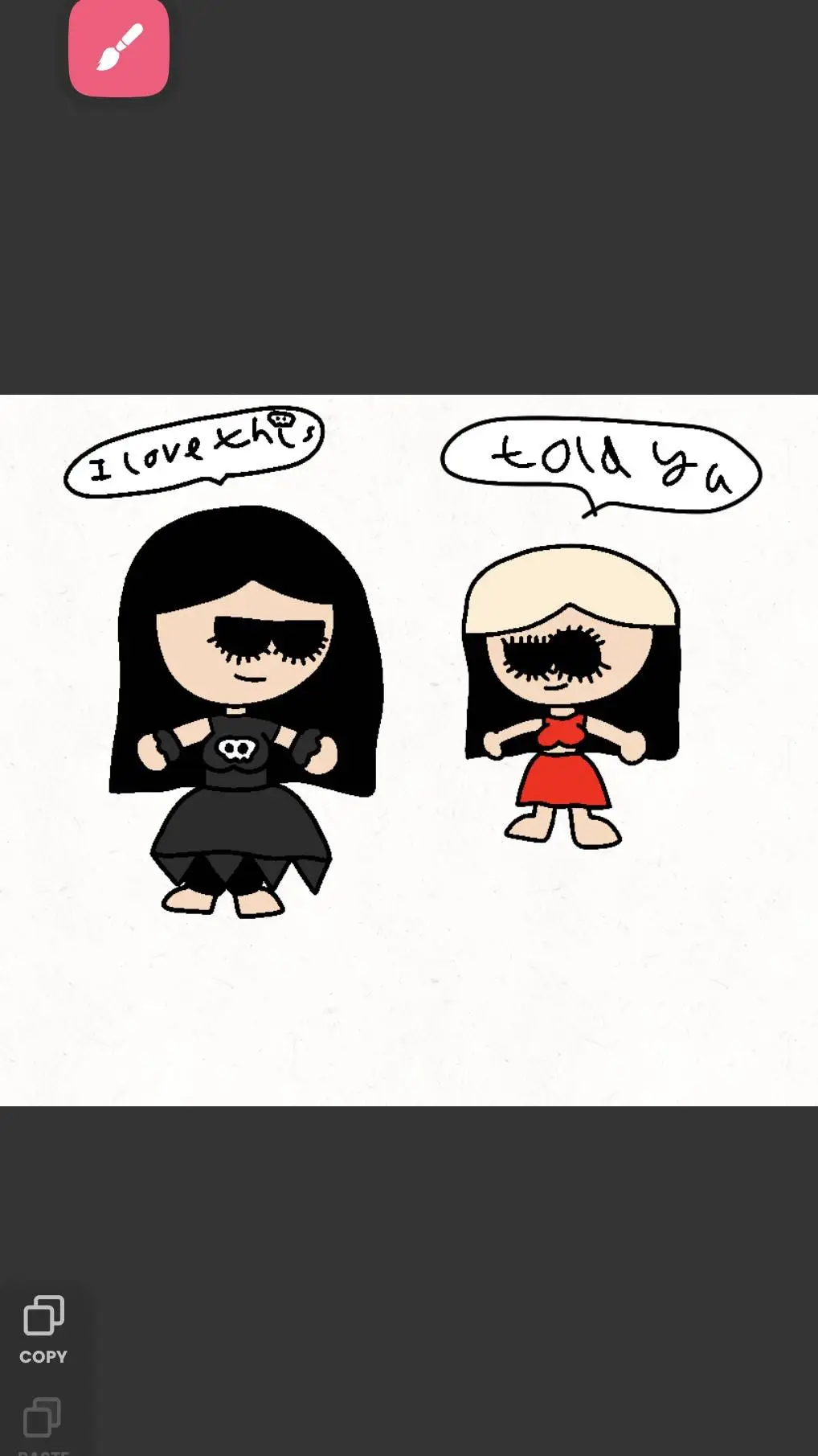 ai character: Mary and Katie background