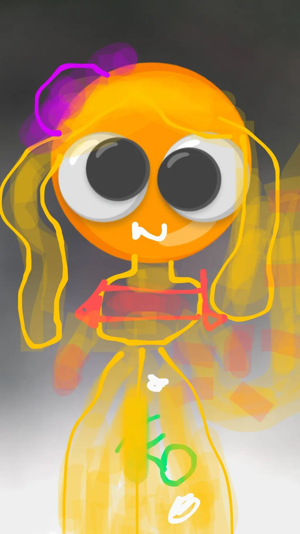 ai character: Aurora super sus 2 background