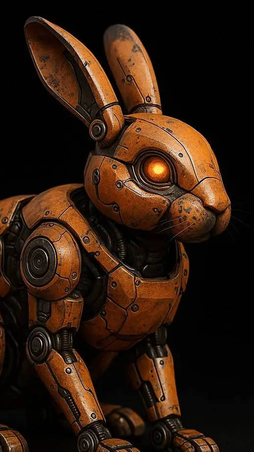 ai character: Orange-Bot background