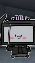 ai character: baby Titan TV Man  background