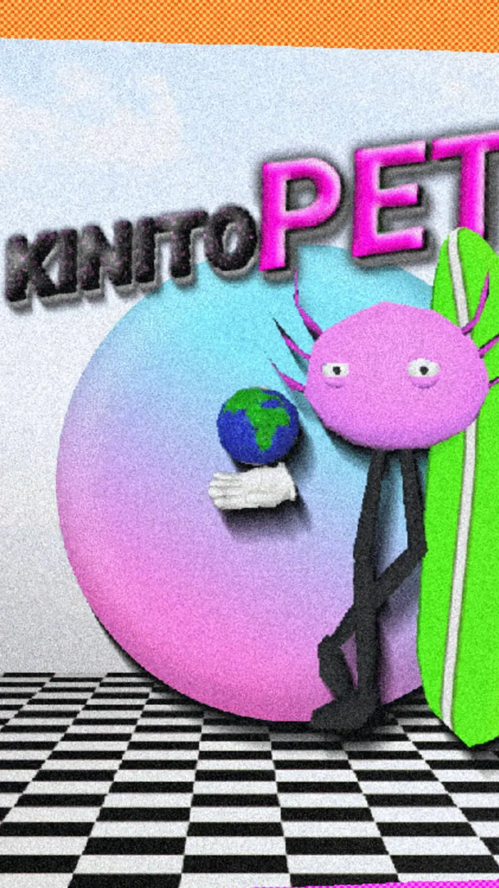 ai character: KinitoPET  background