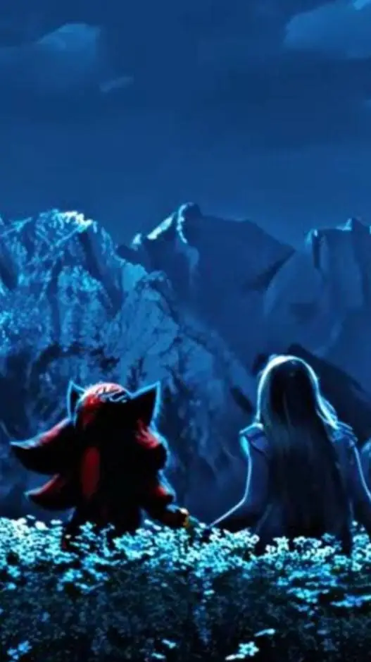 ai character: Maria and shadow background