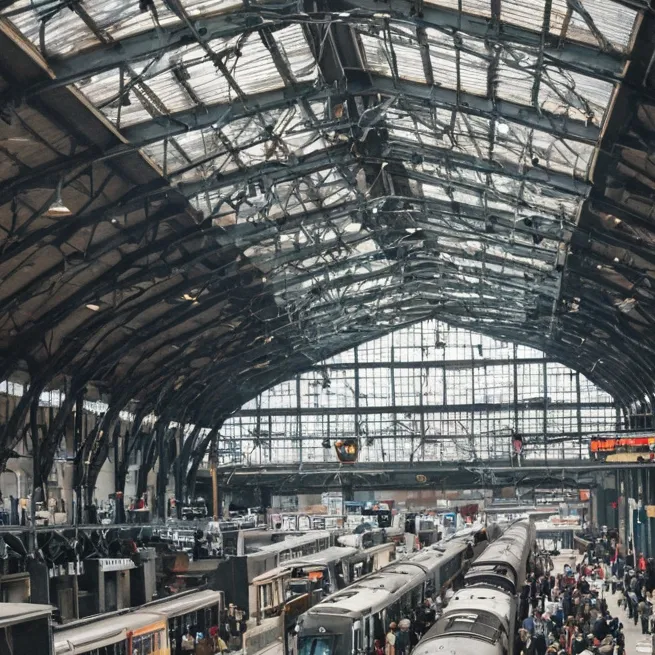 chat with ai character: Train station 