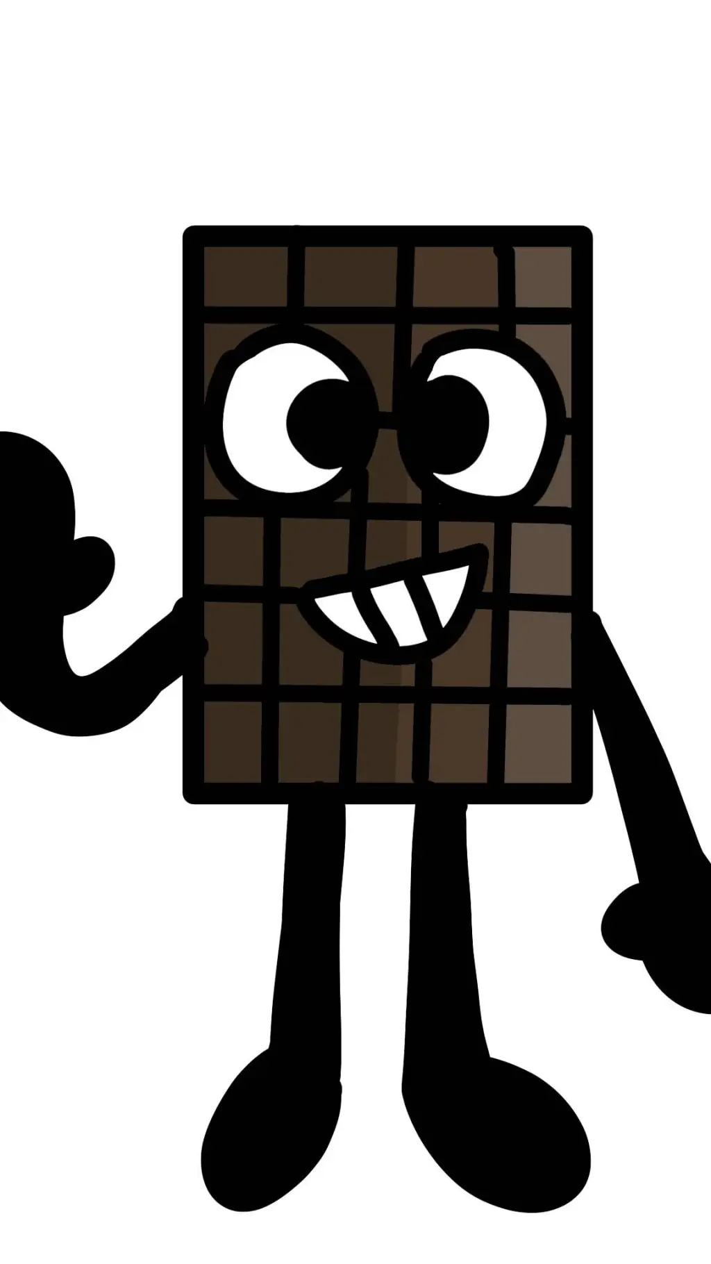 ai character: Chocolate background