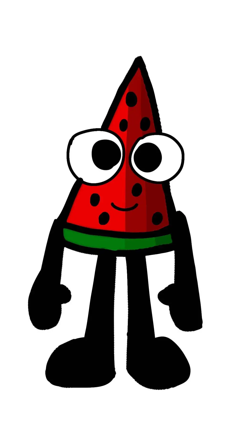 ai character: Watermelon background