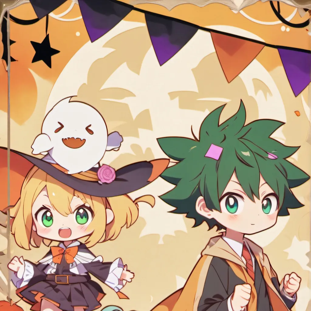 chat with ai character: Mha Halloween