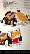 ai character: Benny the cab  background