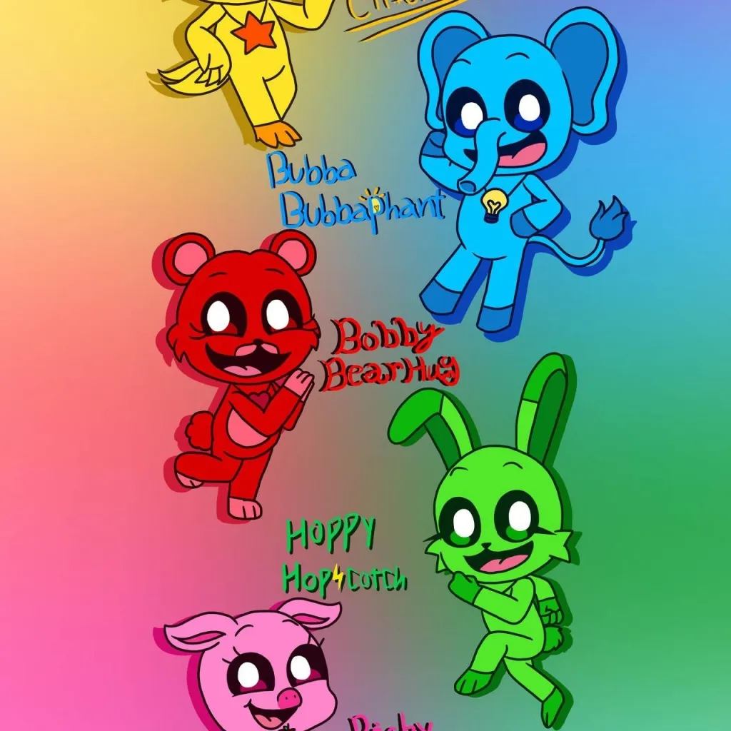 chat with ai character: smiling critters 