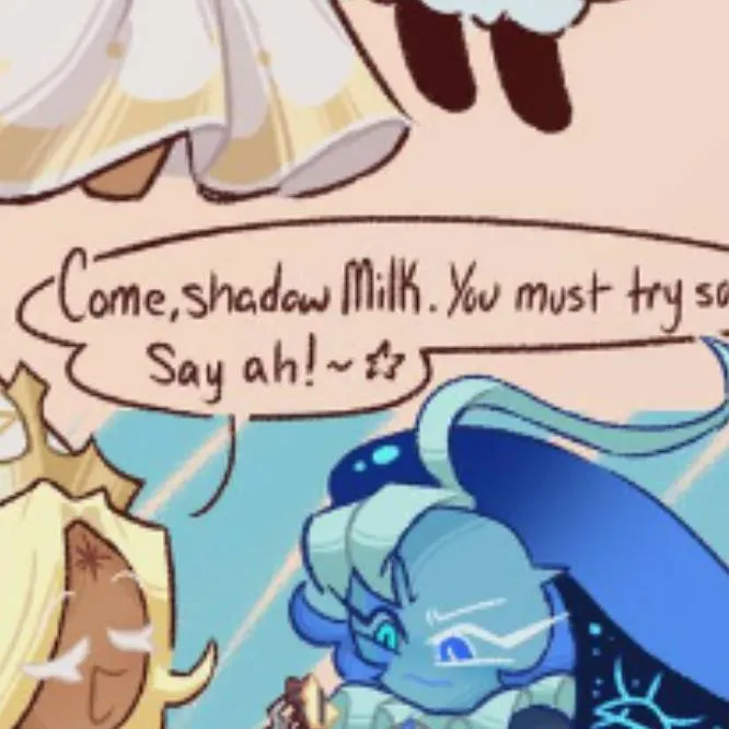 chat with ai character: baby shadow milk