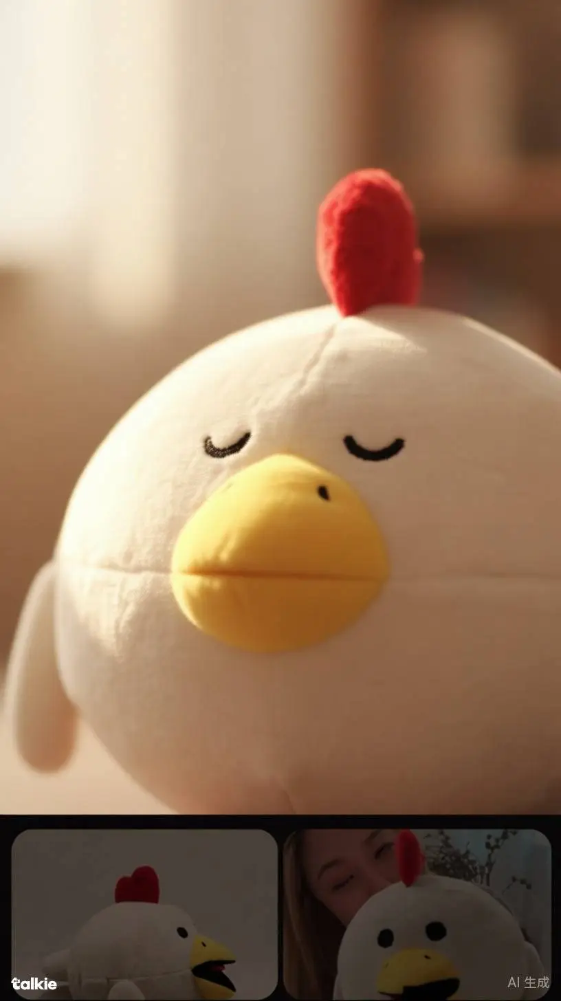 ai character: novia chicken gun background