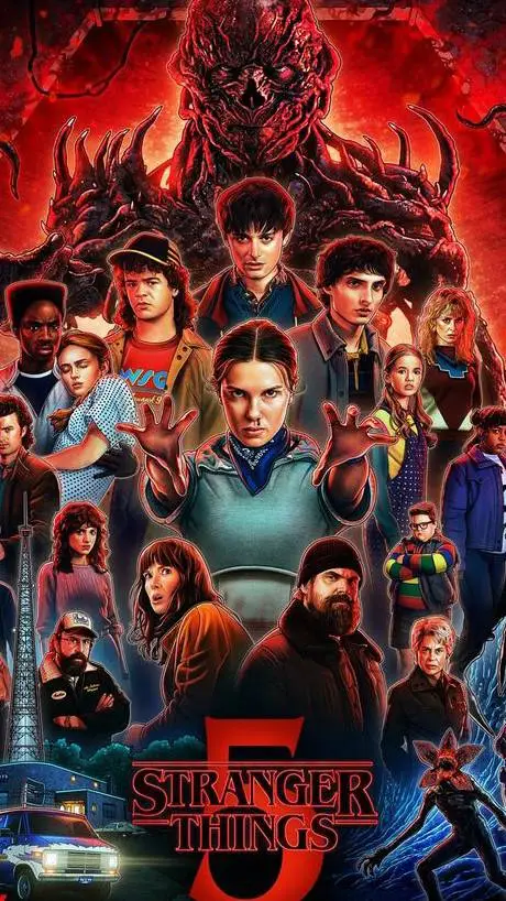 ai character: stranger things! background