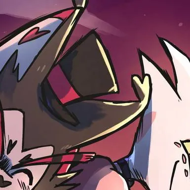 chat with ai character: angel dust x husk