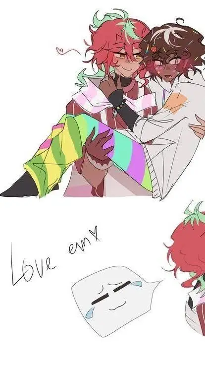 ai character: fruitcake human au background