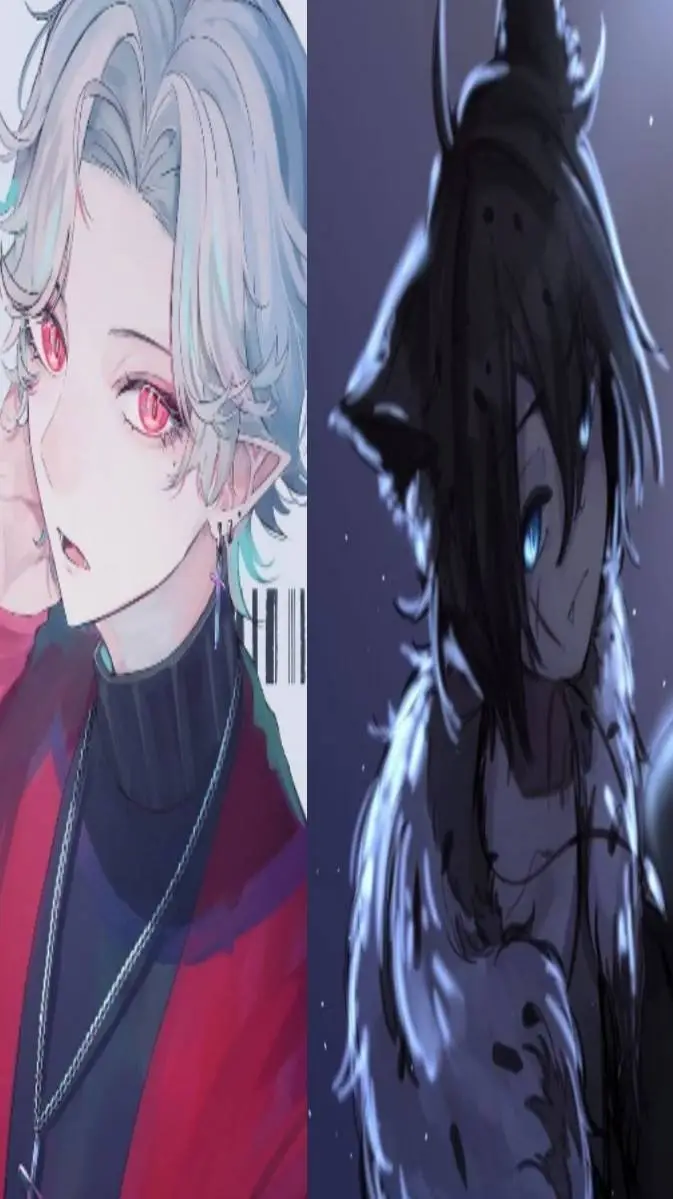 ai character: 😴xavier and ace😬 background
