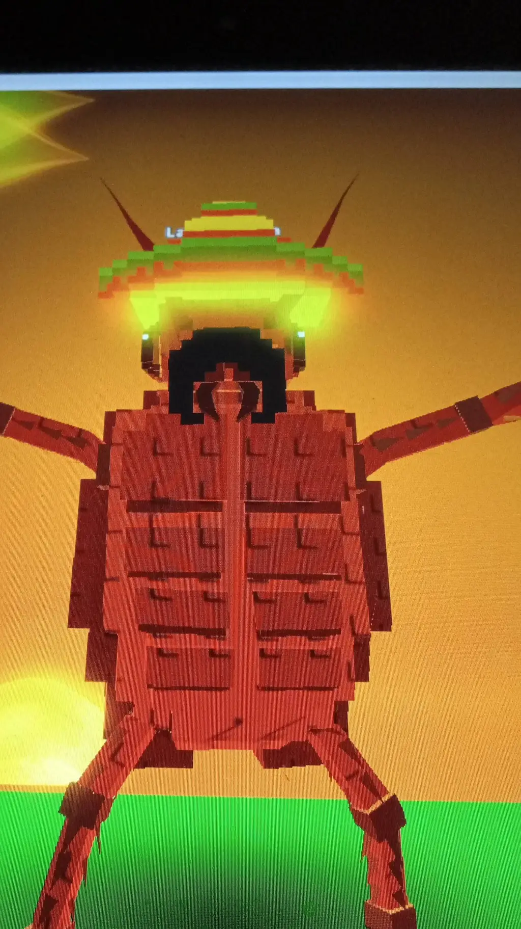 ai character:  he ask everything background