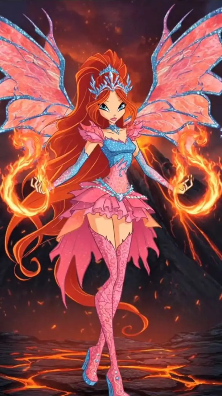 ai character: Scarlet Ember background