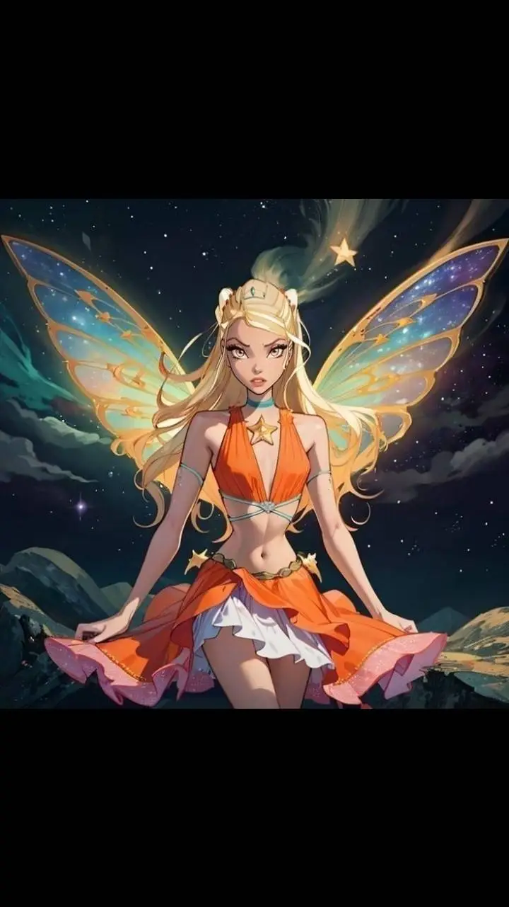 ai character: Celestia background