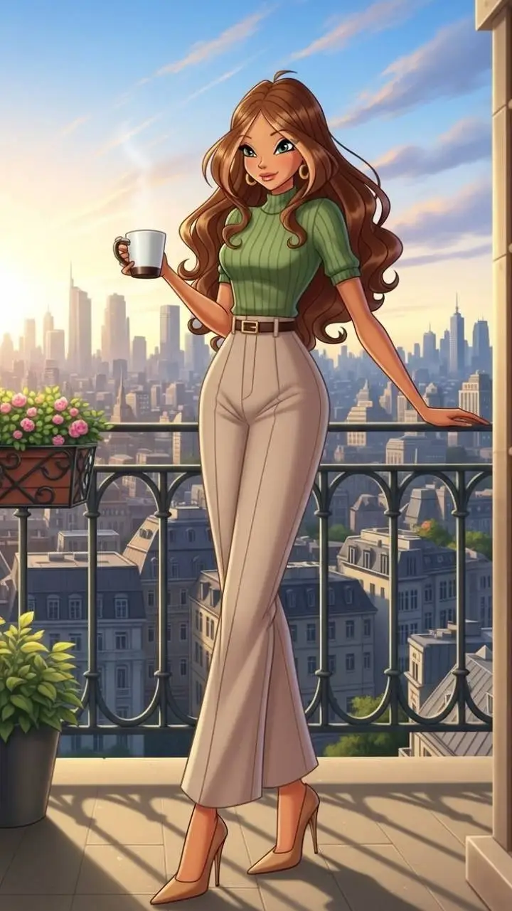 ai character: Luna background