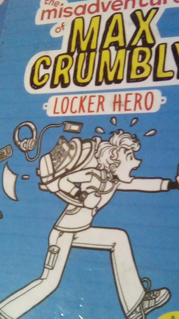 ai character: max crumbly  background