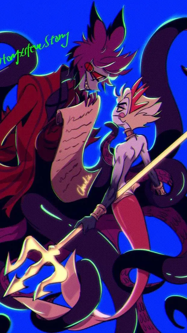 ai character: alastor/octopus background