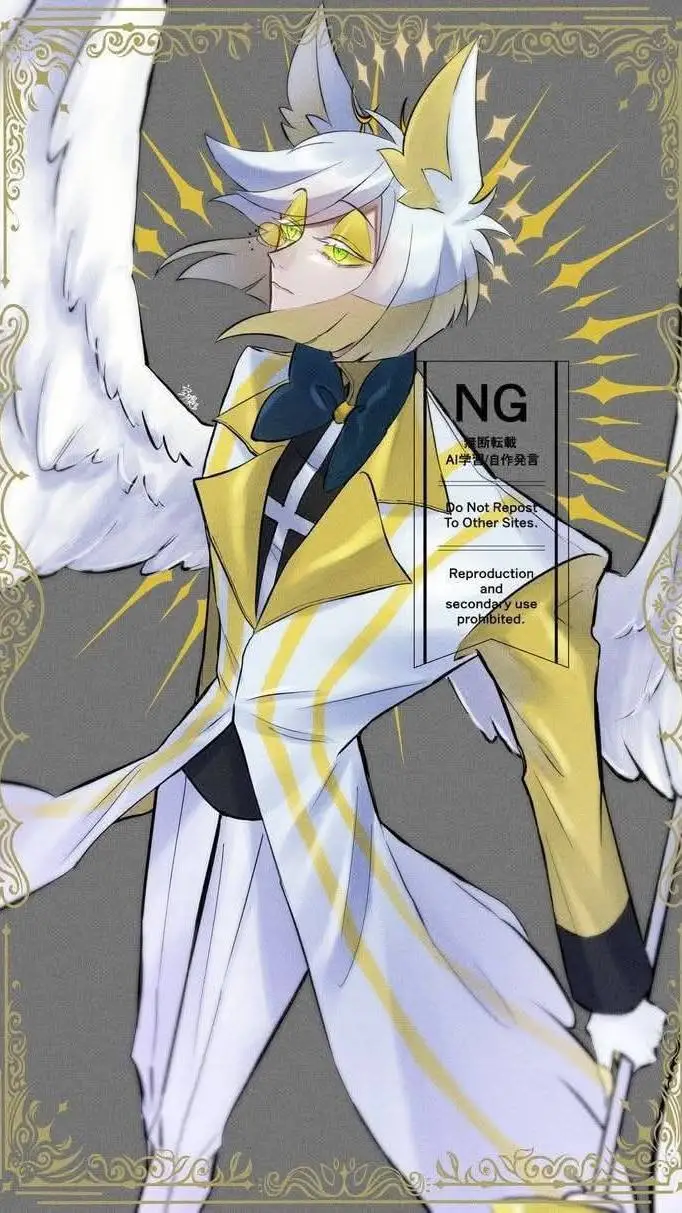 ai character: Alastor-Angel background