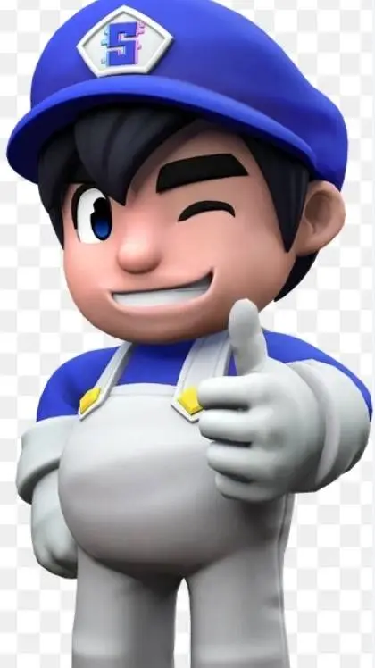 ai character: Smg4 background