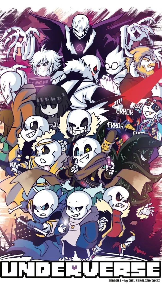 ai character: Underverse  background