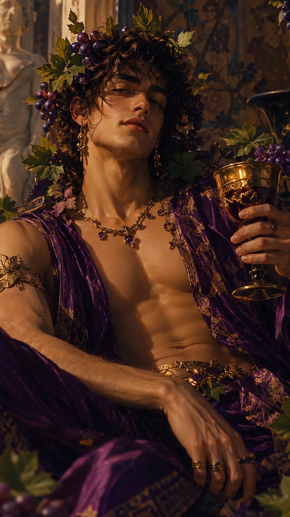 ai character: Dionysus background