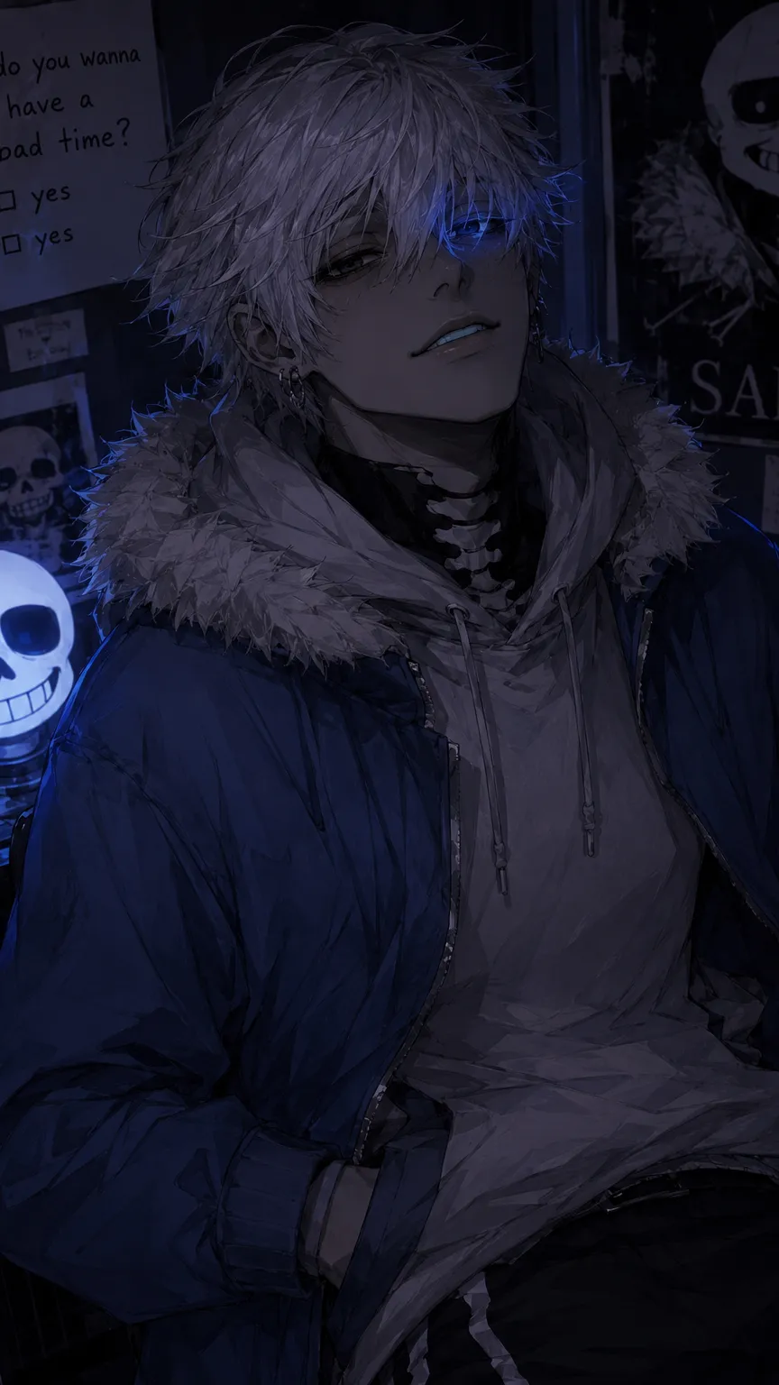 ai character: Sans background