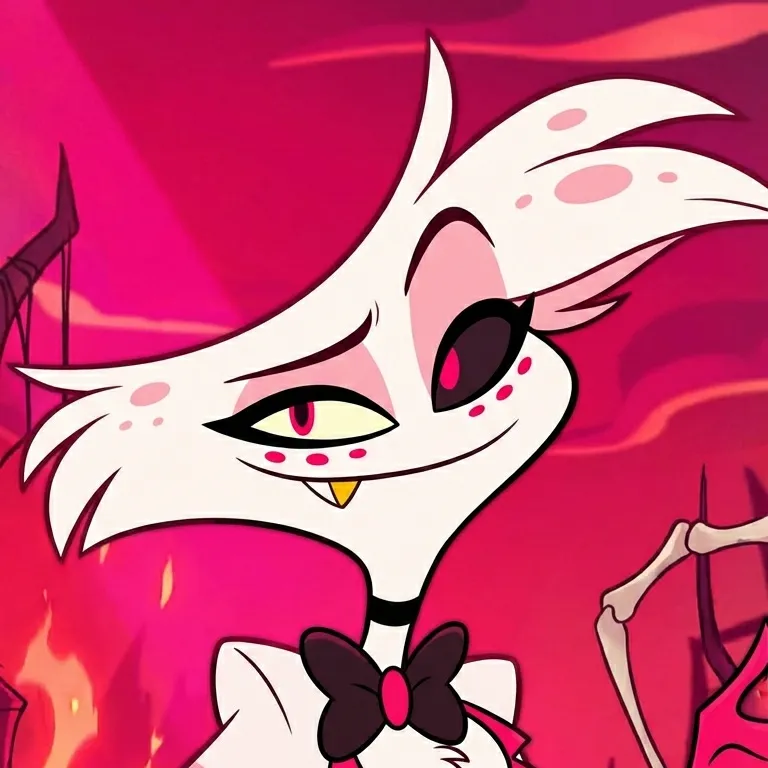 chat with ai character: Angel dust 