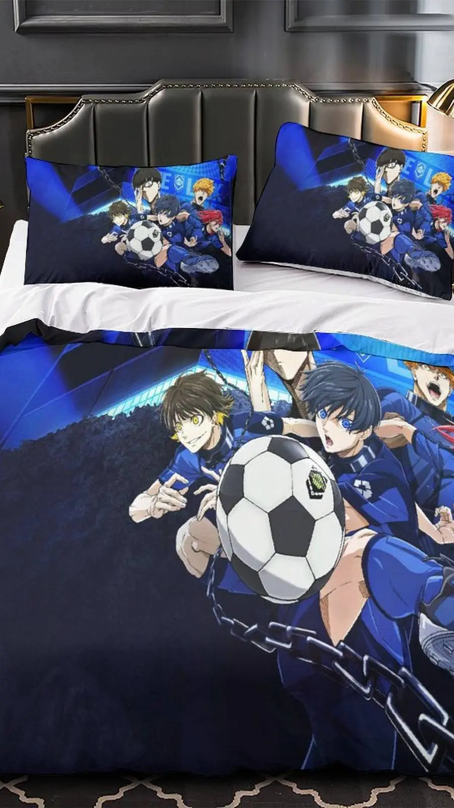 ai character: BlueLockSleepover background