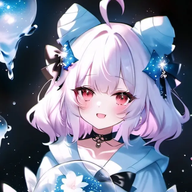 chat with ai character: blue slime girl