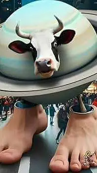 ai character: la vaca suturnitas background