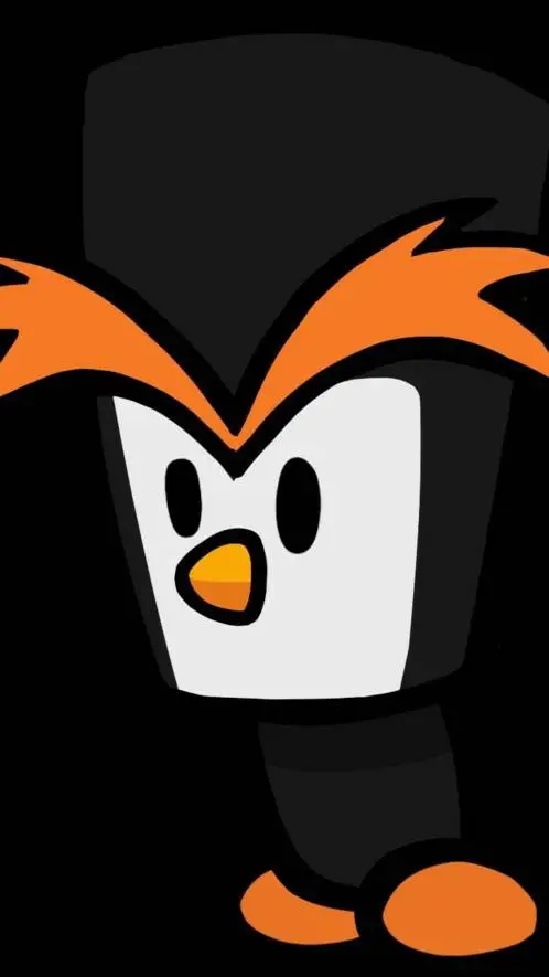 ai character: fuzzy background