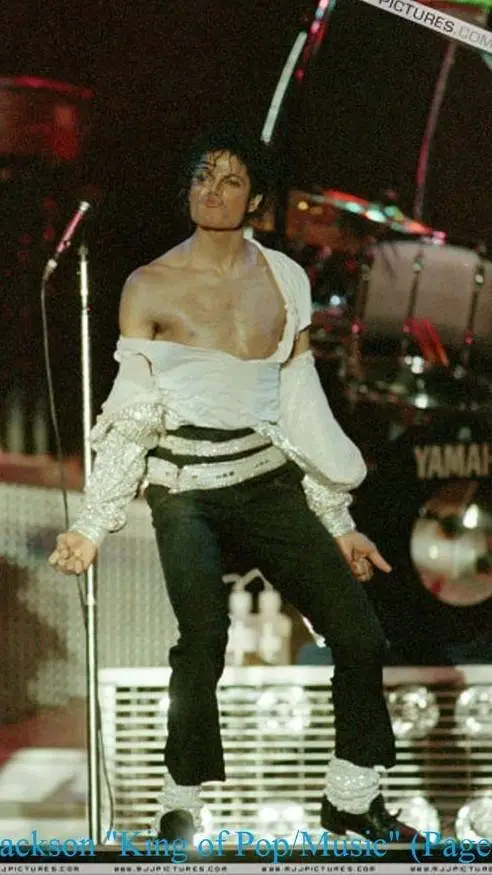 ai character: Michael Jackson  background