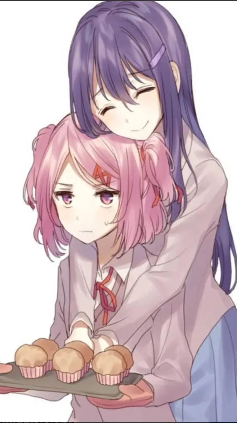 ai character: natsuki x yuri background
