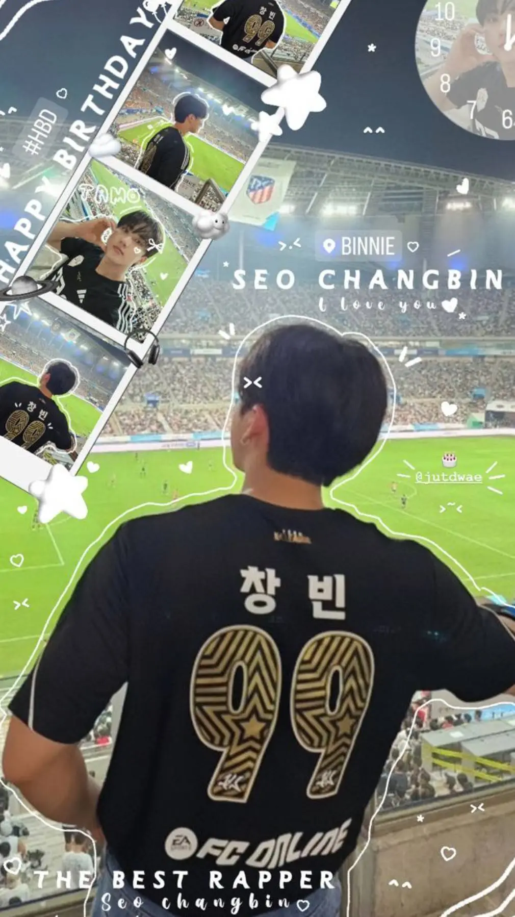 ai character: Changbin b-day 🎂 background