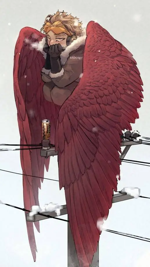 ai character: MHA Hawks Story background